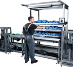 MiniTec offers Workstations with Scan2Light product picking systems